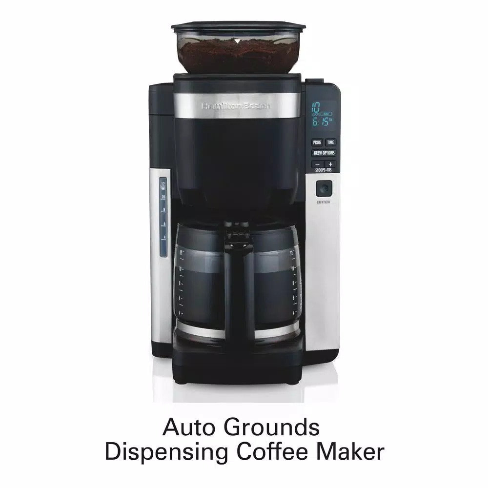 Coffee Makers Hamilton Beach 12-Cup Black Auto Grounds Dispensing Coffee Maker 6 Coffee Makers Hamilton Beach 12-Cup Black Auto Grounds Dispensing Coffee Maker - Image 4