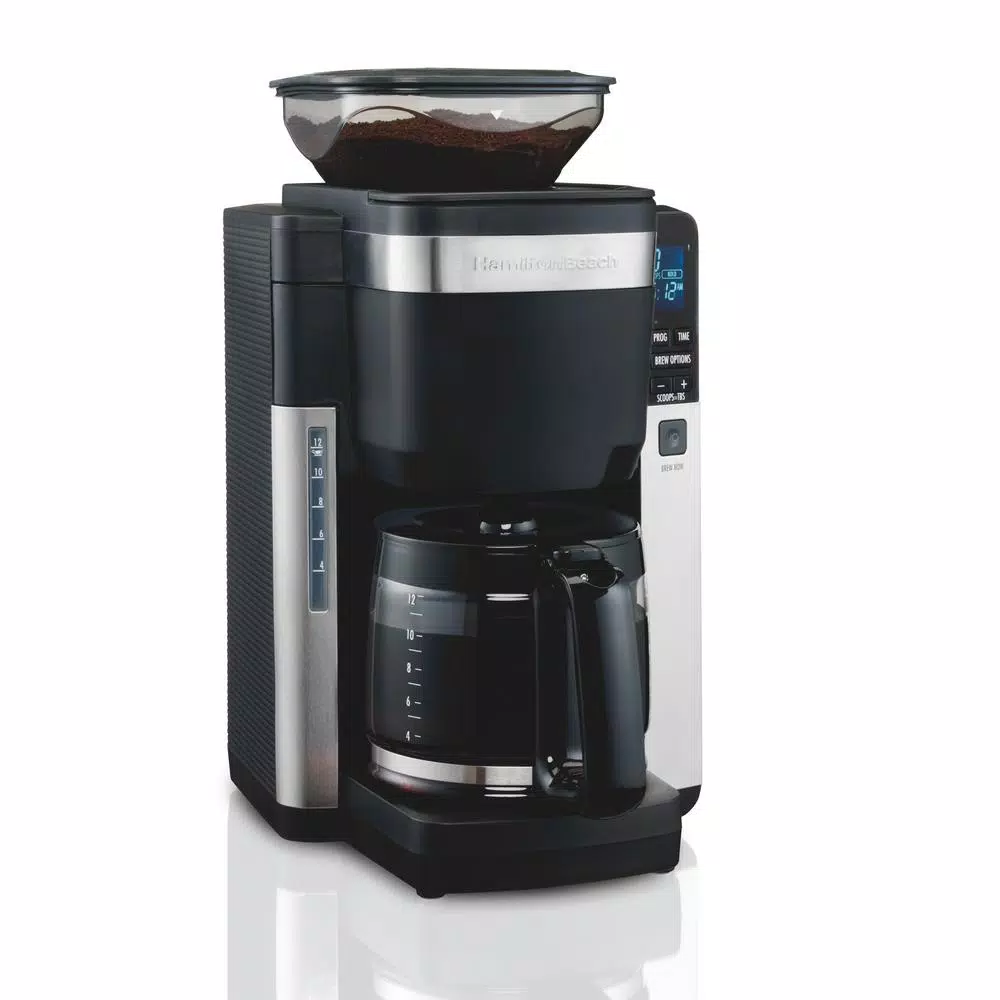 Coffee Makers Hamilton Beach 12-Cup Black Auto Grounds Dispensing Coffee Maker 3 Coffee Makers Hamilton Beach 12-Cup Black Auto Grounds Dispensing Coffee Maker