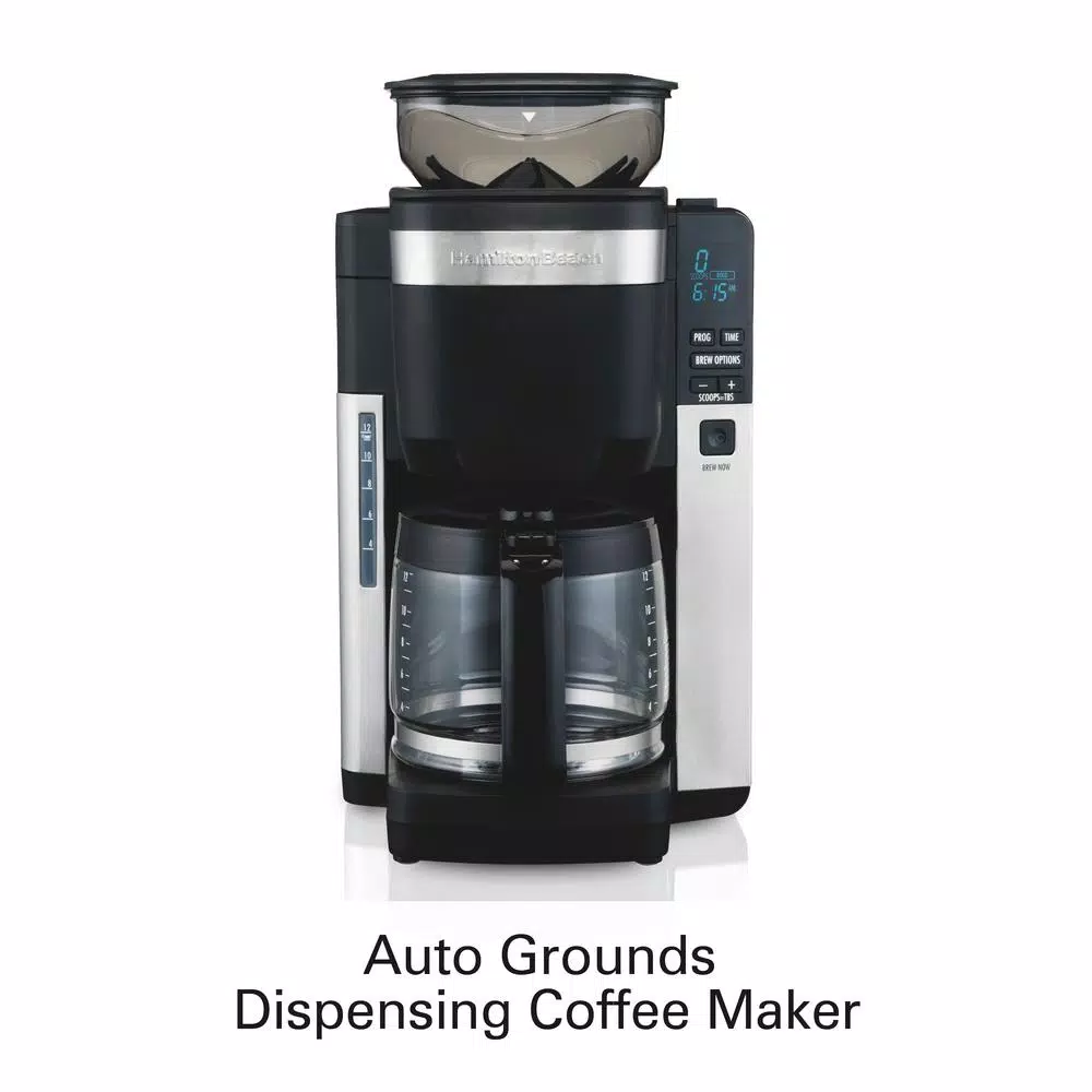 Coffee Makers Hamilton Beach 12-Cup Black Auto Grounds Dispensing Coffee Maker 5 Coffee Makers Hamilton Beach 12-Cup Black Auto Grounds Dispensing Coffee Maker - Image 3