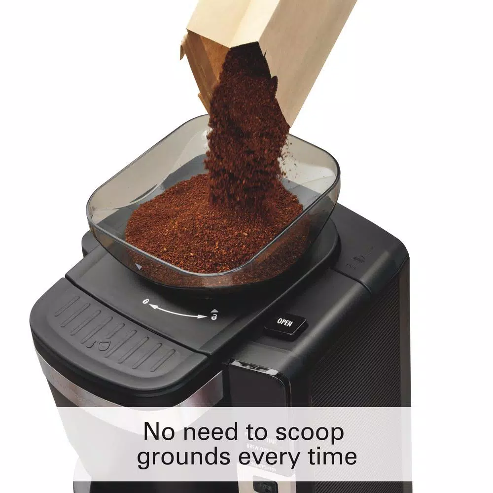 Coffee Makers Hamilton Beach 12-Cup Black Auto Grounds Dispensing Coffee Maker 9 Coffee Makers Hamilton Beach 12-Cup Black Auto Grounds Dispensing Coffee Maker - Image 7