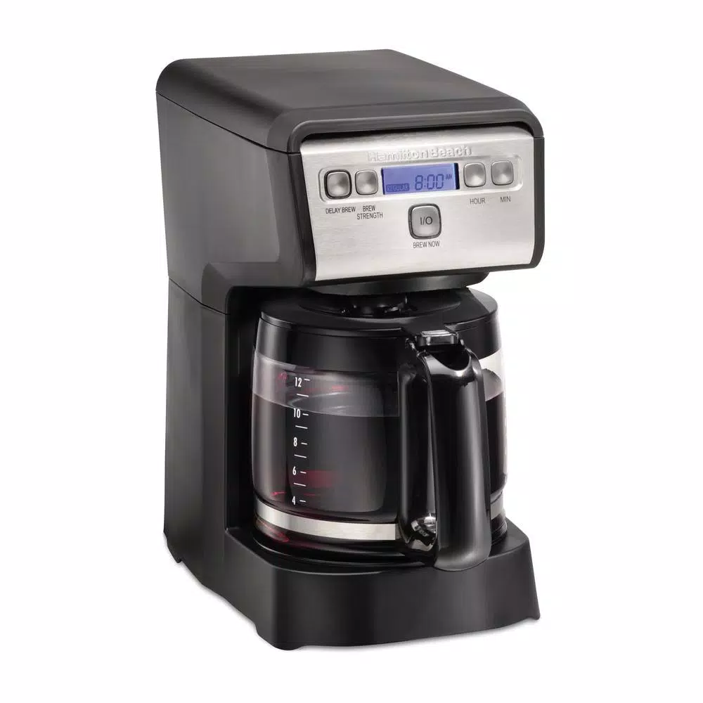Coffee Makers Hamilton Beach Compact 12-Cup Black Programmable Drip Coffee Maker 5 Coffee Makers Hamilton Beach Compact 12-Cup Black Programmable Drip Coffee Maker - Image 3