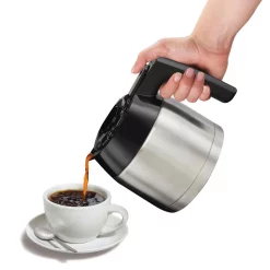 Coffee Makers Hamilton Beach 8-Cup Black Programmable Coffee Maker With Thermal Carafe -Dessert Makers Popular Store black hamilton beach drip coffee makers 46240 31 1000