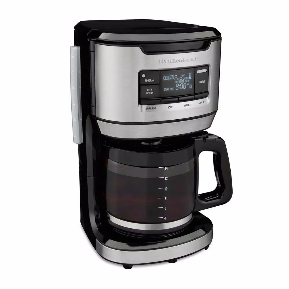 Coffee Makers Hamilton Beach 14-Cup Black Programmable Front-Fill Coffee Maker 6 Coffee Makers Hamilton Beach 14-Cup Black Programmable Front-Fill Coffee Maker - Image 4