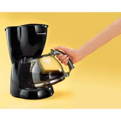 Coffee Makers Hamilton Beach 12-Cup Black Drip Coffee Maker With Glass Carafe 7 Coffee Makers Hamilton Beach 12-Cup Black Drip Coffee Maker With Glass Carafe -Dessert Makers Popular Store black hamilton beach drip coffee makers 49316r 4f 1000