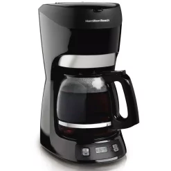 Coffee Makers Hamilton Beach 12-Cup Black With Digital Clock Drip Coffeemaker With Digital Clock -Dessert Makers Popular Store black hamilton beach drip coffee makers 49467 44 1000