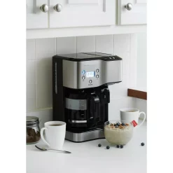 Coffee Makers Hamilton Beach 12-Cup Programmable Black Coffee Maker With Hot Water Dispenser 10 Coffee Makers Hamilton Beach 12-Cup Programmable Black Coffee Maker With Hot Water Dispenser -Dessert Makers Popular Store black hamilton beach drip coffee makers 49982 66 1000