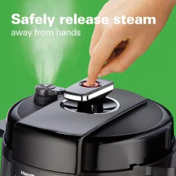 Cookers Hamilton Beach Multi-Function 6 Qt. Black Electric Pressure Cooker 10 Cookers Hamilton Beach Multi-Function 6 Qt. Black Electric Pressure Cooker -Dessert Makers Popular Store black hamilton beach electric pressure cookers 34501 4f 1000