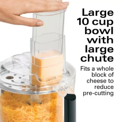 Food Processing Hamilton Beach Chef Prep 10-Cup 3-Speed Black Food Processor -Dessert Makers Popular Store black hamilton beach food processors 70670 44 1000
