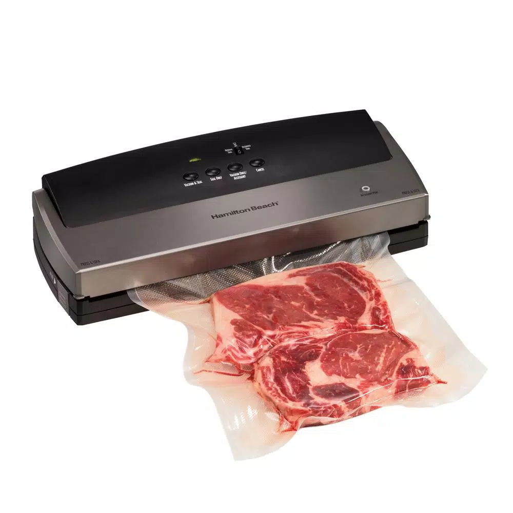 Food Processing Hamilton Beach Nutrifresh Black Food Vacuum Sealer With Extended Seal 9 Food Processing Hamilton Beach Nutrifresh Black Food Vacuum Sealer With Extended Seal - Image 7