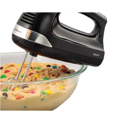 Mixers Hamilton Beach 6-Speed Black Hand Mixer With Snap-On Case -Dessert Makers Popular Store black hamilton beach hand mixers 62635 1f 1000