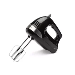 Mixers Hamilton Beach 6-Speed Black Hand Mixer With Snap-On Case
