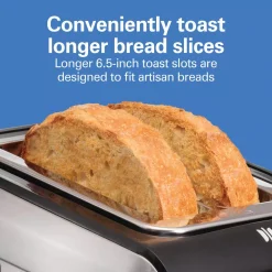 Toasters Hamilton Beach Expert Toast 900 W 2-Slice Black And Stainless Steel Wide Slot Toaster 13 Toasters Hamilton Beach Expert Toast 900 W 2-Slice Black And Stainless Steel Wide Slot Toaster -Dessert Makers Popular Store black hamilton beach pop up toasters 22994 1f 1000