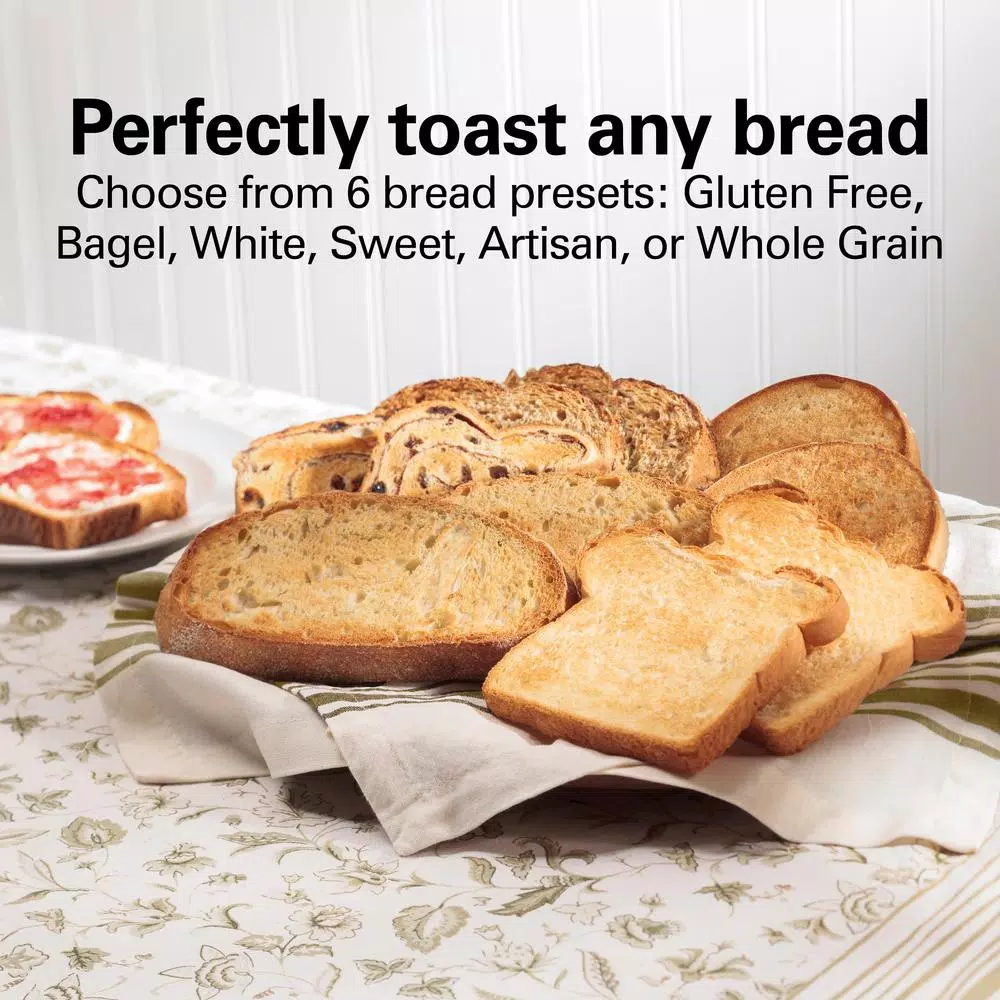 Toasters Hamilton Beach Expert Toast 900 W 2-Slice Black And Stainless Steel Wide Slot Toaster 5 Toasters Hamilton Beach Expert Toast 900 W 2-Slice Black And Stainless Steel Wide Slot Toaster - Image 3