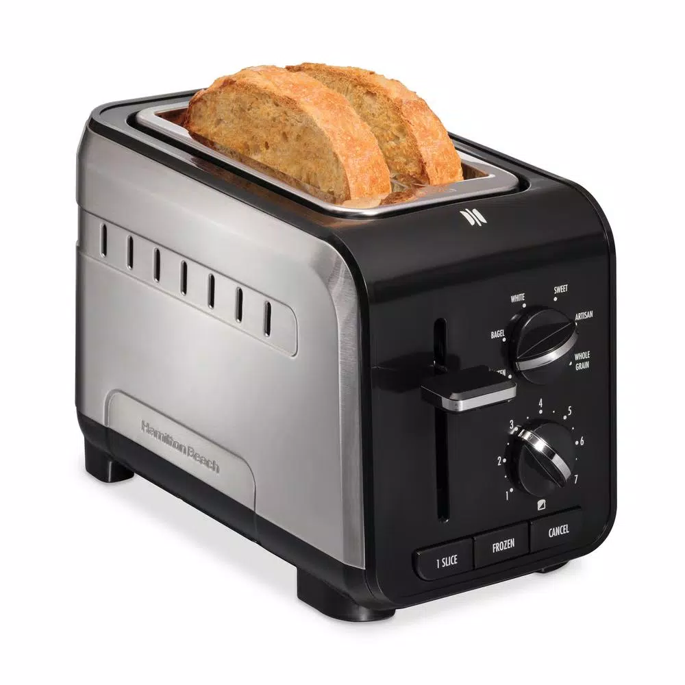 Toasters Hamilton Beach Expert Toast 900 W 2-Slice Black And Stainless Steel Wide Slot Toaster 4 Toasters Hamilton Beach Expert Toast 900 W 2-Slice Black And Stainless Steel Wide Slot Toaster - Image 2