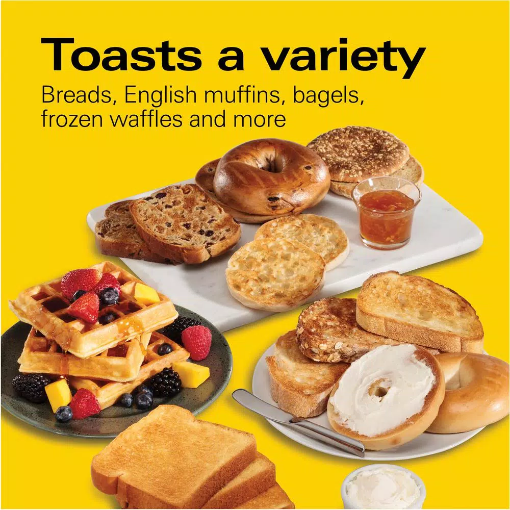 Toasters Hamilton Beach 4-Slice Black Wide Slot Toaster 8 Toasters Hamilton Beach 4-Slice Black Wide Slot Toaster - Image 6