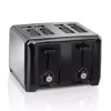 Toasters Hamilton Beach 4-Slice Black Wide Slot Toaster 1 Toasters Hamilton Beach 4-Slice Black Wide Slot Toaster -Dessert Makers Popular Store black hamilton beach pop up toasters 24671 64 1000