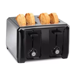 Toasters Hamilton Beach 4-Slice Black Wide Slot Toaster 12 Toasters Hamilton Beach 4-Slice Black Wide Slot Toaster -Dessert Makers Popular Store black hamilton beach pop up toasters 24671 c3 1000
