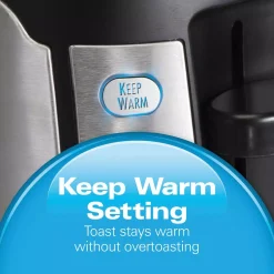 Toasters Hamilton Beach 4-Slice Black Long Slot Toaster 13 Toasters Hamilton Beach 4-Slice Black Long Slot Toaster -Dessert Makers Popular Store black hamilton beach pop up toasters 24810 4f 1000