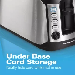 Toasters Hamilton Beach 4-Slice Black Long Slot Toaster 12 Toasters Hamilton Beach 4-Slice Black Long Slot Toaster -Dessert Makers Popular Store black hamilton beach pop up toasters 24810 c3 1000