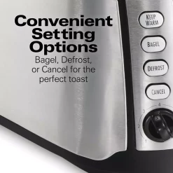 Toasters Hamilton Beach 4-Slice Black Long Slot Toaster 16 Toasters Hamilton Beach 4-Slice Black Long Slot Toaster -Dessert Makers Popular Store black hamilton beach pop up toasters 24810 fa 1000