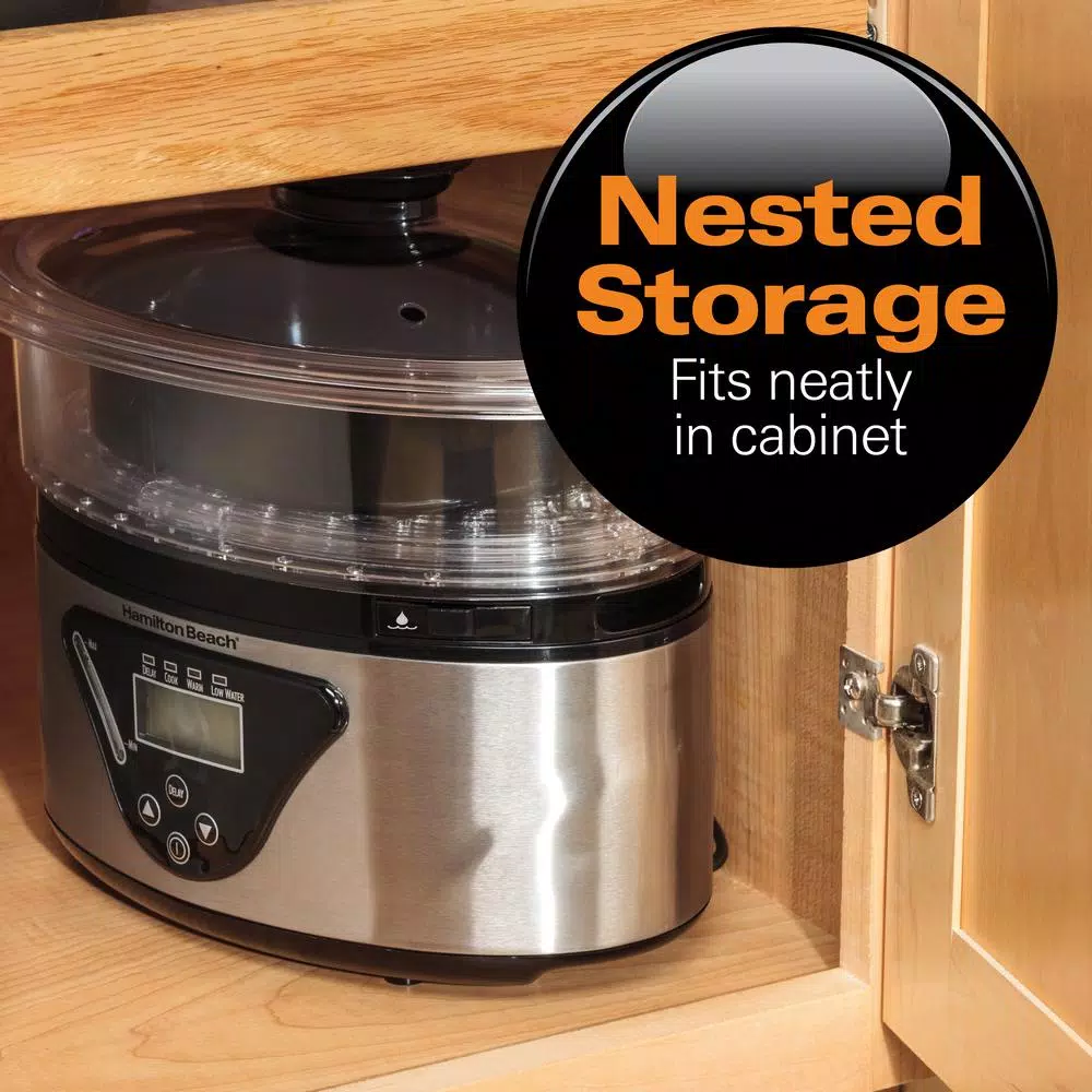 Cookers Hamilton Beach 22-Cup Black Rice Cooker 7 Cookers Hamilton Beach 22-Cup Black Rice Cooker - Image 5