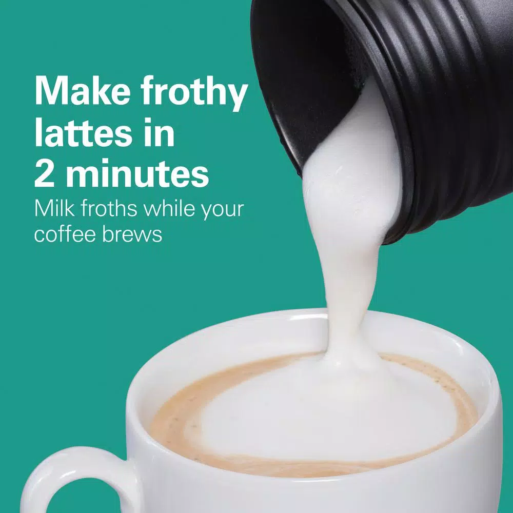 Coffee Makers Hamilton Beach Flexbrew 1-Cup Black Single Serve Coffee Maker With Milk Frother 7 Coffee Makers Hamilton Beach Flexbrew 1-Cup Black Single Serve Coffee Maker With Milk Frother - Image 5