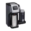 Coffee Makers Hamilton Beach Flexbrew 1-Cup Black Single Serve Coffee Maker With Milk Frother 1 Coffee Makers Hamilton Beach Flexbrew 1-Cup Black Single Serve Coffee Maker With Milk Frother -Dessert Makers Popular Store black hamilton beach single serve coffee makers 49949 64 1000