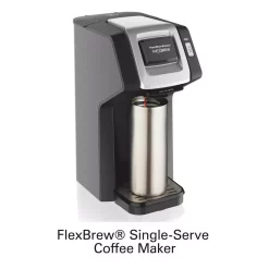 Coffee Makers Hamilton Beach FlexBrew Black Single Serve Coffee Maker -Dessert Makers Popular Store black hamilton beach single serve coffee makers 49974 40 1000