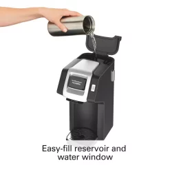 Coffee Makers Hamilton Beach FlexBrew Black Single Serve Coffee Maker -Dessert Makers Popular Store black hamilton beach single serve coffee makers 49974 4f 1000