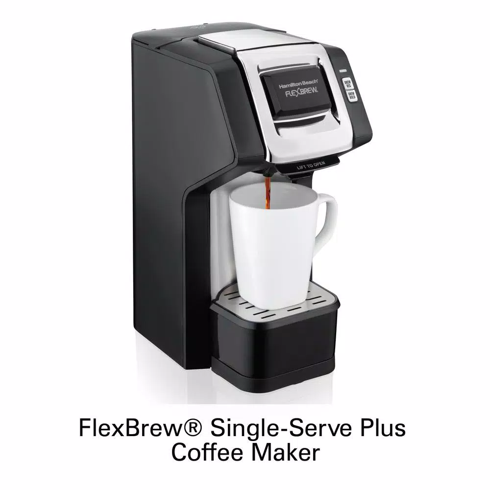 Coffee Makers Hamilton Beach FlexBrew Black Single Serve Plus Coffee Maker 3 Coffee Makers Hamilton Beach FlexBrew Black Single Serve Plus Coffee Maker