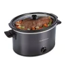 Cookers Hamilton Beach 10 Qt. Black Slow Cooker With Folding Handles 2 Cookers Hamilton Beach 10 Qt. Black Slow Cooker With Folding Handles -Dessert Makers Popular Store black hamilton beach slow cookers 33191 64 1000