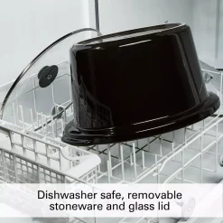 Cookers Hamilton Beach 10 Qt. Black Slow Cooker With Folding Handles -Dessert Makers Popular Store black hamilton beach slow cookers 33191 fa 1000