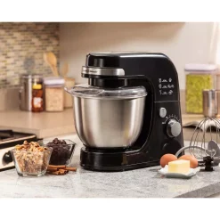 Mixers Hamilton Beach 4 Qt. 7-Speed Black Stand Mixer With Dough Hook, Whisk And Flat Beater Attachments 12 Mixers Hamilton Beach 4 Qt. 7-Speed Black Stand Mixer With Dough Hook, Whisk And Flat Beater Attachments -Dessert Makers Popular Store black hamilton beach stand mixers 63390 44 1000