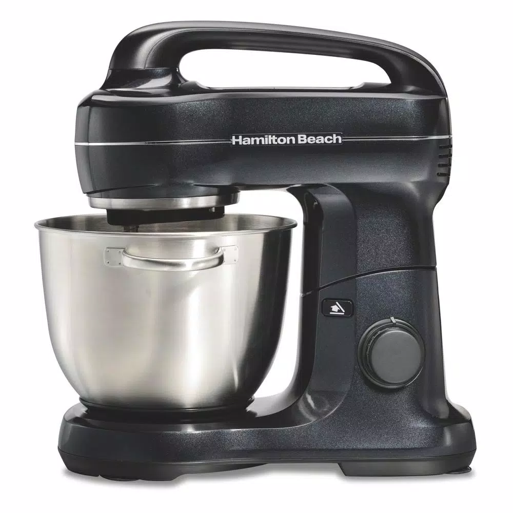 Mixers Hamilton Beach 4 Qt. 7-Speed Black Stand Mixer 3 Mixers Hamilton Beach 4 Qt. 7-Speed Black Stand Mixer