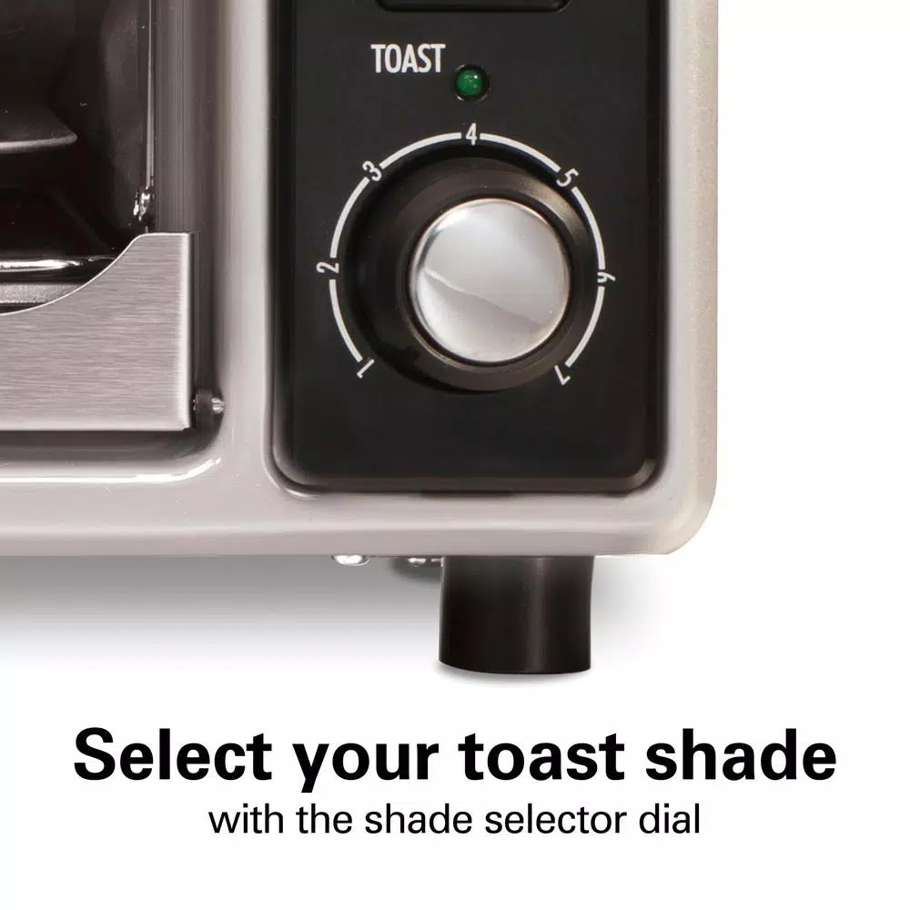 Toasters Hamilton Beach Toastation 1300 W 2-Slice Black And Gray Toaster Oven With Top Toasting Slot 5 Toasters Hamilton Beach Toastation 1300 W 2-Slice Black And Gray Toaster Oven With Top Toasting Slot - Image 3