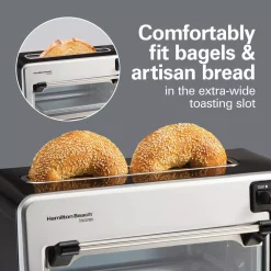 Toasters Hamilton Beach Toastation 1300 W 2-Slice Black And Gray Toaster Oven With Top Toasting Slot 19 Toasters Hamilton Beach Toastation 1300 W 2-Slice Black And Gray Toaster Oven With Top Toasting Slot -Dessert Makers Popular Store black hamilton beach toaster ovens 22723 76 1000