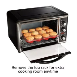 Toasters Hamilton Beach 1500-Watt 12-Slice Black Countertop Toaster Oven With Convection And Rotisserie 14 Toasters Hamilton Beach 1500-Watt 12-Slice Black Countertop Toaster Oven With Convection And Rotisserie -Dessert Makers Popular Store black hamilton beach toaster ovens 31100d 4f 1000