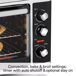 Toasters Hamilton Beach Countertop Toaster Oven Black With Convection And Rotisserie 13 Toasters Hamilton Beach Countertop Toaster Oven Black With Convection And Rotisserie -Dessert Makers Popular Store black hamilton beach toaster ovens 31105d 44 1000