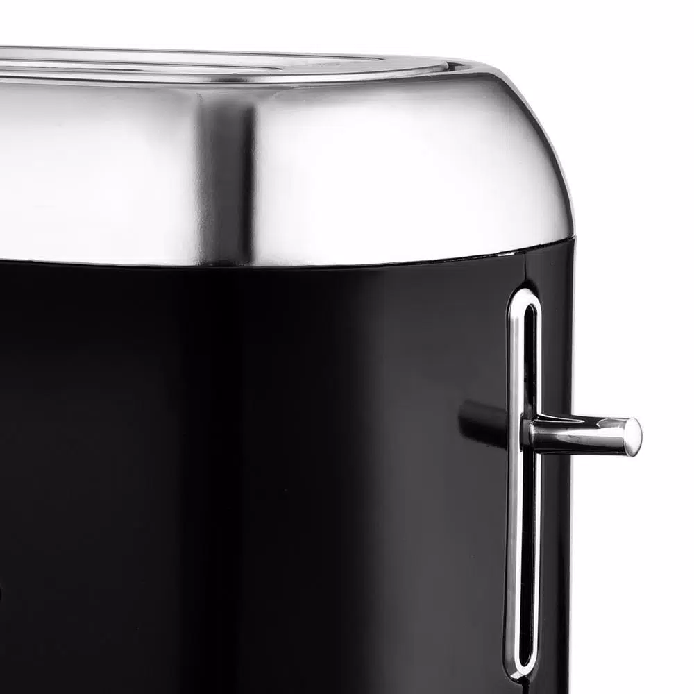 Toasters KALORIK Retro 2-Slice Black Wide Slot Toaster 6 Toasters KALORIK Retro 2-Slice Black Wide Slot Toaster - Image 4