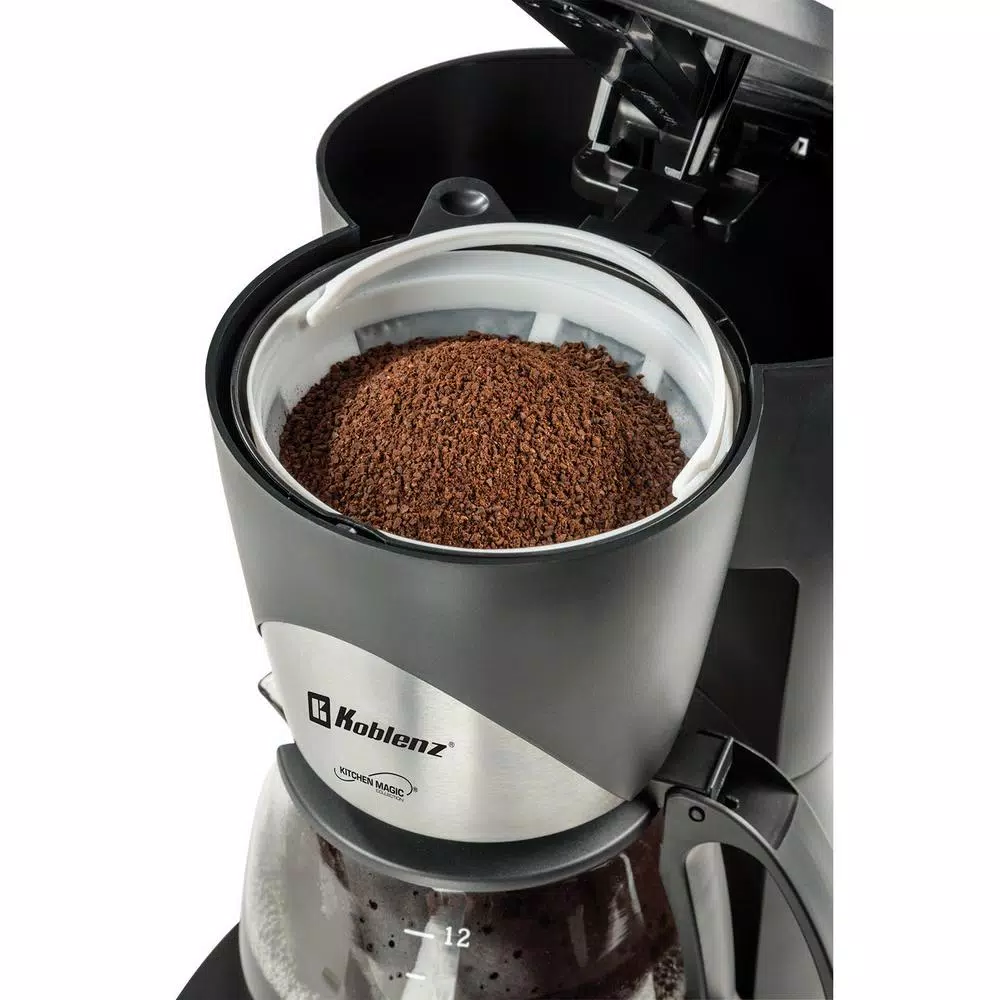 Coffee Makers Koblenz Kitchen Magic Collection 12-Cup Black Programmable Coffee Maker 5 Coffee Makers Koblenz Kitchen Magic Collection 12-Cup Black Programmable Coffee Maker - Image 3