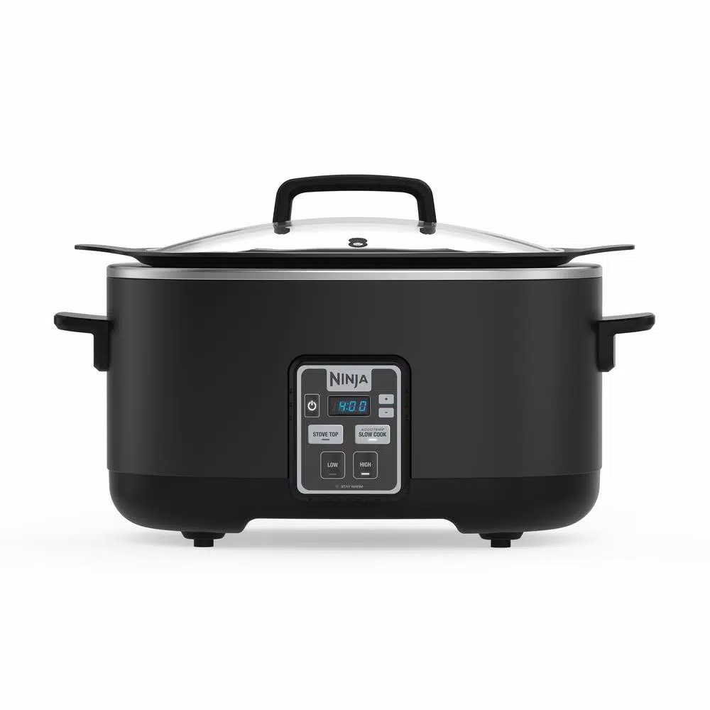 Cookers NINJA 6 Qt. Black Slow Cooker With Touchpad Controls And Keep Warm Setting 3 Cookers NINJA 6 Qt. Black Slow Cooker With Touchpad Controls And Keep Warm Setting