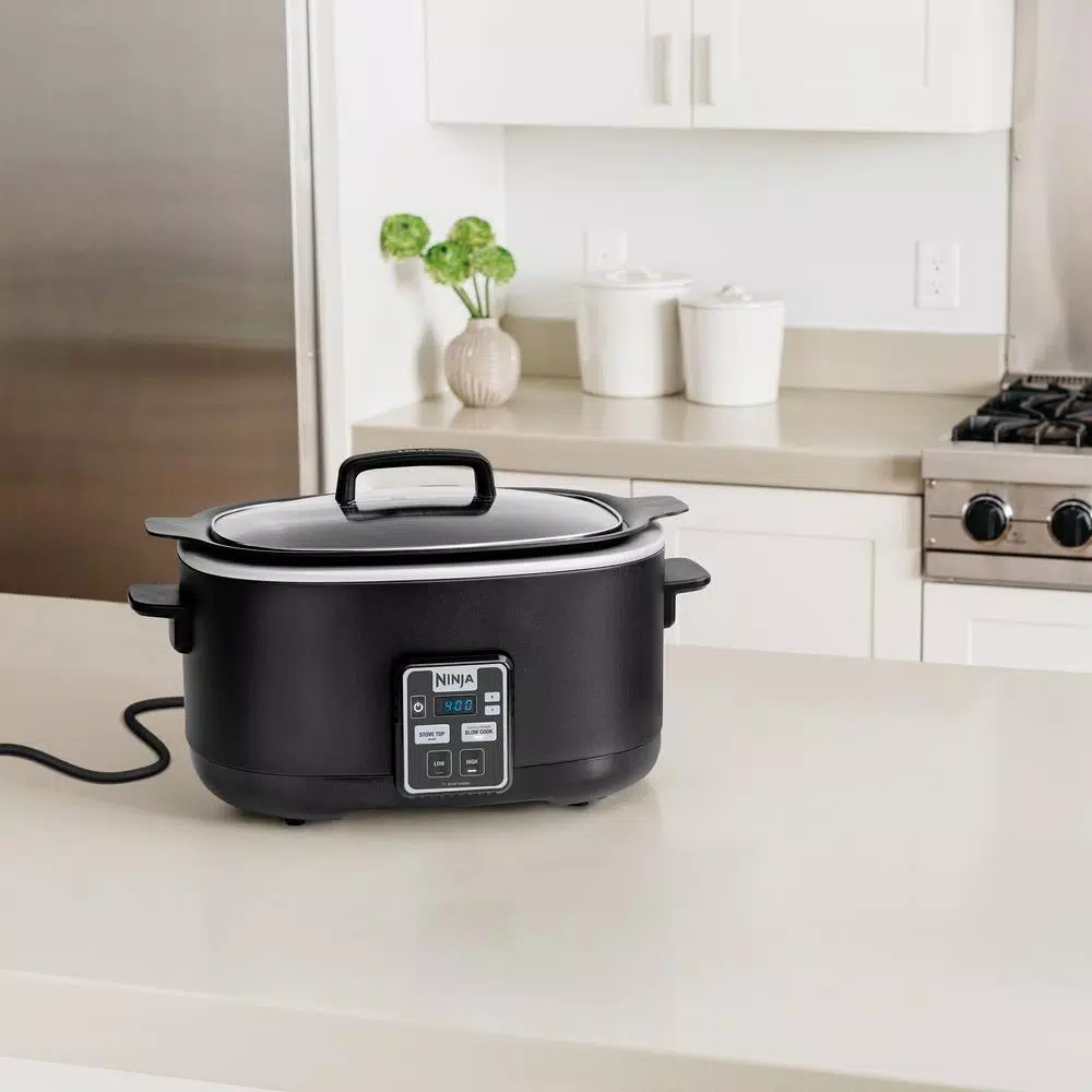 Cookers NINJA 6 Qt. Black Slow Cooker With Touchpad Controls And Keep Warm Setting 4 Cookers NINJA 6 Qt. Black Slow Cooker With Touchpad Controls And Keep Warm Setting - Image 2
