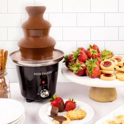 Dessert Makers Nostalgia Chocolate Fountain 13 Dessert Makers Nostalgia Chocolate Fountain -Dessert Makers Popular Store black nostalgia chocolate fountains cff 965 fa 1000