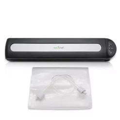 Food Processing NutriChef White Kitchen Food Vacuum Sealer – Compact Electric Air Sealing Preserver System With Reusable Vacuum Food Bags 13 Food Processing NutriChef White Kitchen Food Vacuum Sealer – Compact Electric Air Sealing Preserver System With Reusable Vacuum Food Bags -Dessert Makers Popular Store black nutrichef food vacuum sealers pkvs15bk 44 1000
