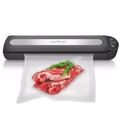 Food Processing NutriChef White Kitchen Food Vacuum Sealer – Compact Electric Air Sealing Preserver System With Reusable Vacuum Food Bags 15 Food Processing NutriChef White Kitchen Food Vacuum Sealer – Compact Electric Air Sealing Preserver System With Reusable Vacuum Food Bags -Dessert Makers Popular Store black nutrichef food vacuum sealers pkvs15bk 76 1000