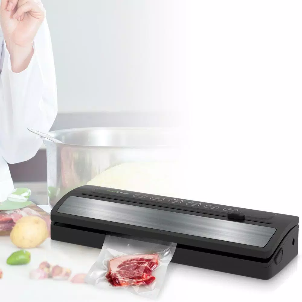 Food Processing NutriChef White With Reusable Vacuum Food Bags Automatic Food Vacuum Sealer Electric Air Sealing Preserver System 9 Food Processing NutriChef White With Reusable Vacuum Food Bags Automatic Food Vacuum Sealer Electric Air Sealing Preserver System - Image 7