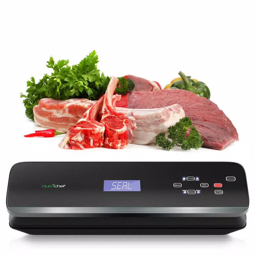 Food Processing NutriChef White With Soft Touch Digital Button Controls Food Vacuum Sealer Electric Air Sealing Preserver System 7 Food Processing NutriChef White With Soft Touch Digital Button Controls Food Vacuum Sealer Electric Air Sealing Preserver System - Image 5