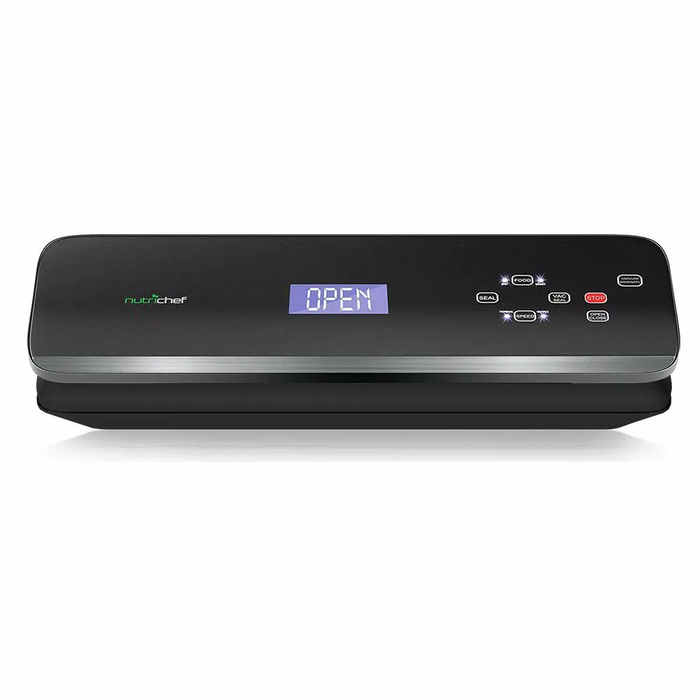 Food Processing NutriChef White With Soft Touch Digital Button Controls Food Vacuum Sealer Electric Air Sealing Preserver System 3 Food Processing NutriChef White With Soft Touch Digital Button Controls Food Vacuum Sealer Electric Air Sealing Preserver System