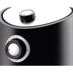 Toasters NutriChef Black Countertop Air Fryer Oven Cooker Healthy Kitchen Convection Air Fry Cooking -Dessert Makers Popular Store black nutrichef toaster ovens pkairfr18 fa 1000