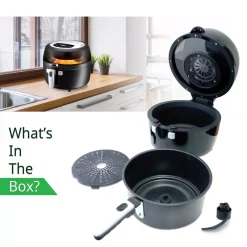 Toasters NutriChef Black Countertop Oven Air Fry Cooker Healthy Kitchen Air Fryer Convection Cooking 17 Toasters NutriChef Black Countertop Oven Air Fry Cooker Healthy Kitchen Air Fryer Convection Cooking -Dessert Makers Popular Store black nutrichef toaster ovens pkairfr75 31 1000